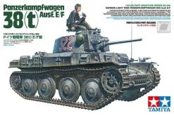 35369 | Tamiya 1/35 German Panzerkampfwagen 38T Ausf. E/F Tank Scaled Plastic Model Kit