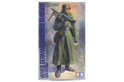 36306 | Tamiya 1/16 German WWII Machine Gunner W/ Greatcoat Scaled Plastic Model Kit