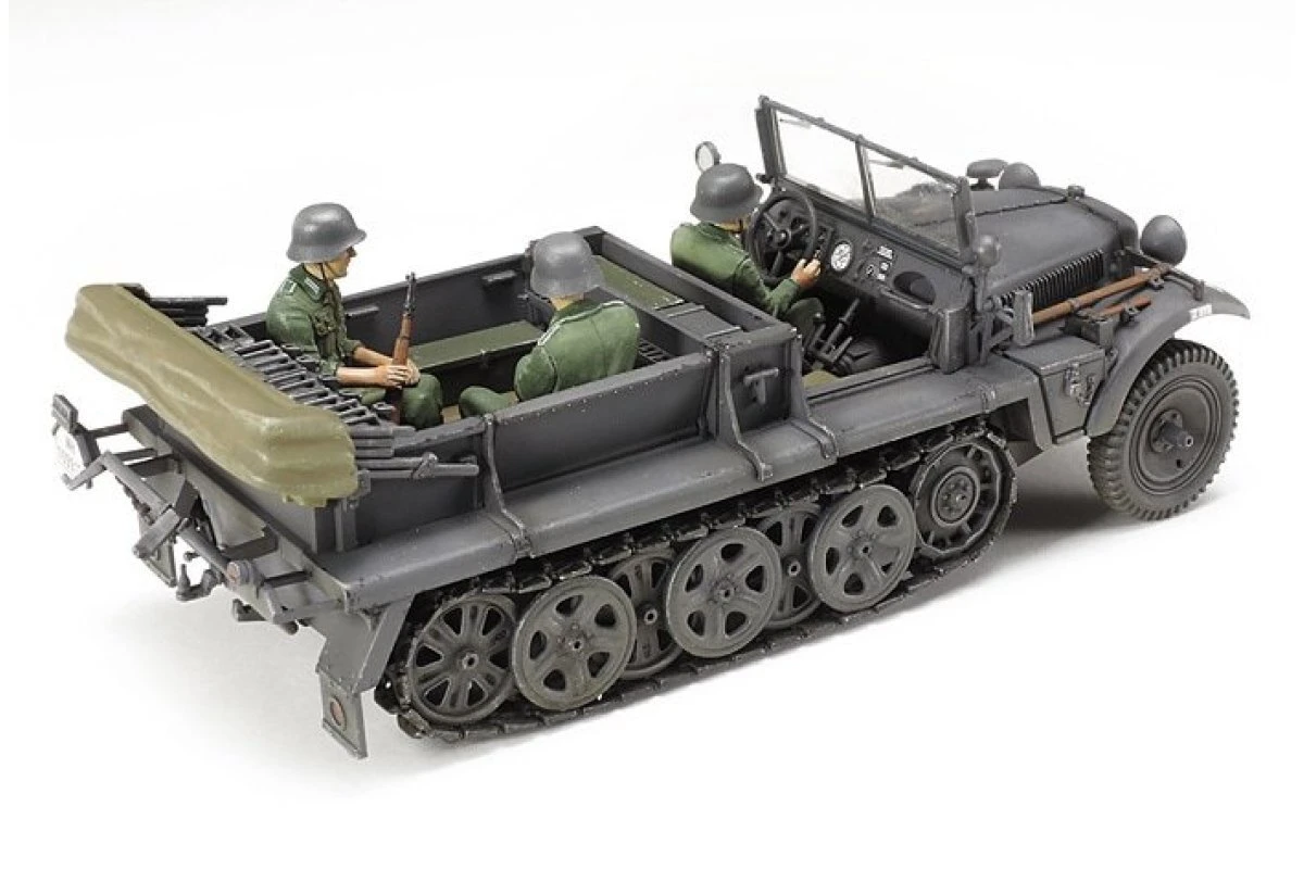 37016 | Tamiya 1/35 German 1ton Half-Track Sd.Kfz.10 Scaled Plastic Model Kit 5 37016 | Tamiya 1/35 German 1ton Half-Track Sd.Kfz.10 Scaled Plastic Model Kit - Image 3