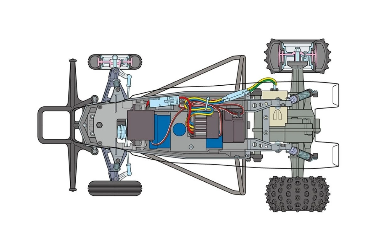47438 | Tamiya 1/10 Super Storm Dragon 2WD Electric Off Road RC Buggy Kit 9 47438 | Tamiya 1/10 Super Storm Dragon 2WD Electric Off Road RC Buggy Kit - Image 7