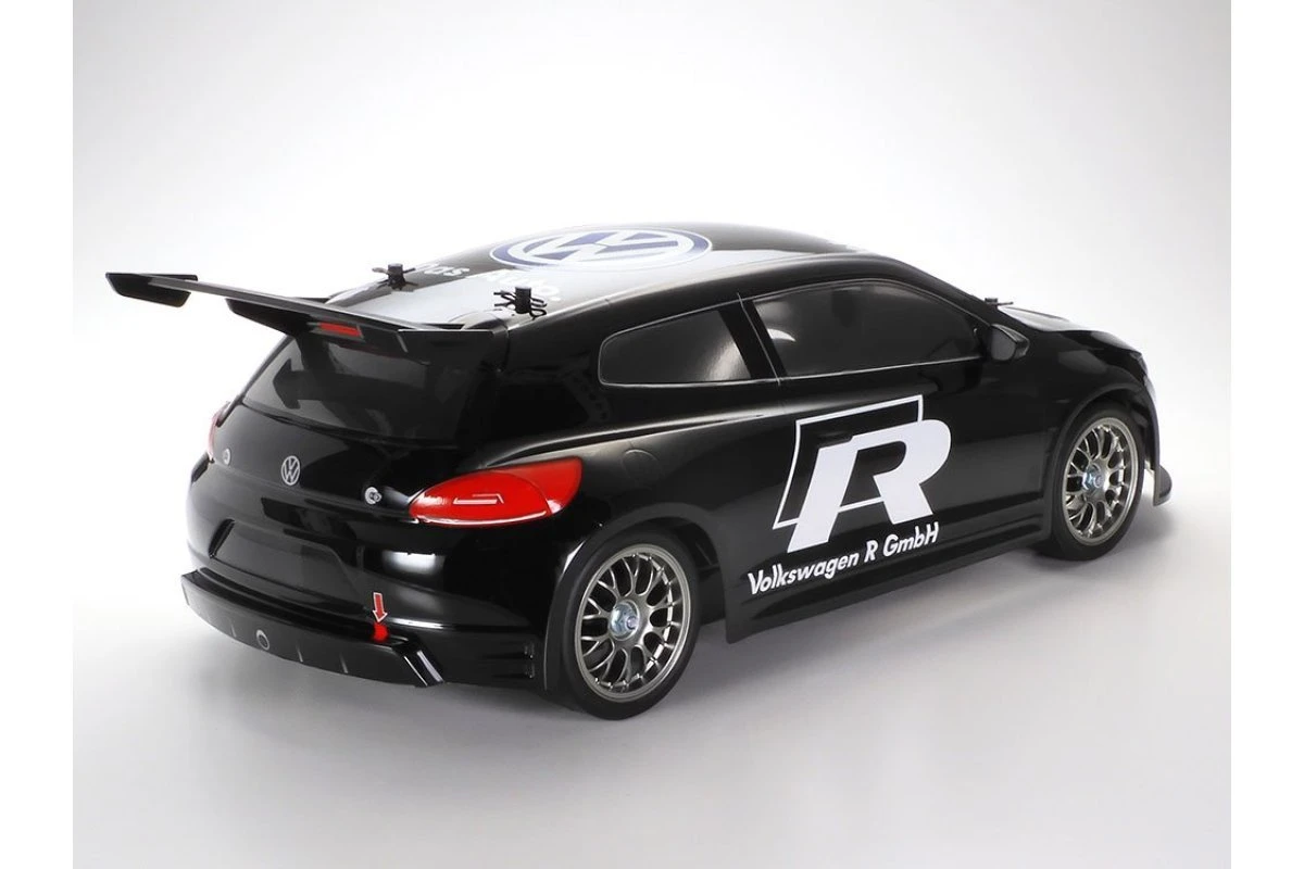 47452 | Tamiya 1/10 TT-01E Volkswagen Scirocco GT Electric On Road RC Car Kit - Black 4 47452 | Tamiya 1/10 TT-01E Volkswagen Scirocco GT Electric On Road RC Car Kit - Black - Image 2