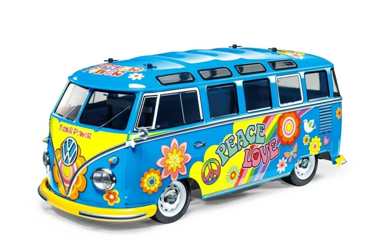 47453 | Tamiya 1/10 M-06 Volkswagen Type 2 Flower Power Electric On Road RC Car Kit 3 47453 | Tamiya 1/10 M-06 Volkswagen Type 2 Flower Power Electric On Road RC Car Kit