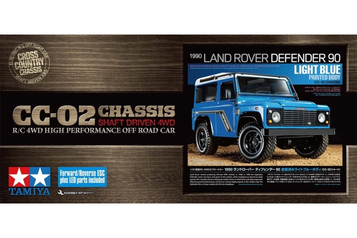 47478A | Tamiya 1/10 CC-02 1990 Land Rover Defender 90 RC Car Kit 5 47478A | Tamiya 1/10 CC-02 1990 Land Rover Defender 90 RC Car Kit - Image 3