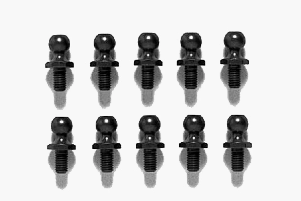 53598 | Tamiya Aluminium Fluorine Coated 5mm Pivot Balls 10Pcs 3 53598 | Tamiya Aluminium Fluorine Coated 5mm Pivot Balls 10Pcs