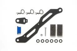54555 | Tamiya TT-02 FRP Battery Plate & Transponder Mount Set