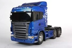 56327 | Tamiya 1/14 Scania R620 Highline Scaled Tractor Truck Kit - Blue Edition
