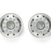 56517 | Tamiya 1/14 1.7" Truck Front Metal Plated Matte Silver Rims 2Pcs -Tamiya Shop TAM 56517 01 1200x800 1