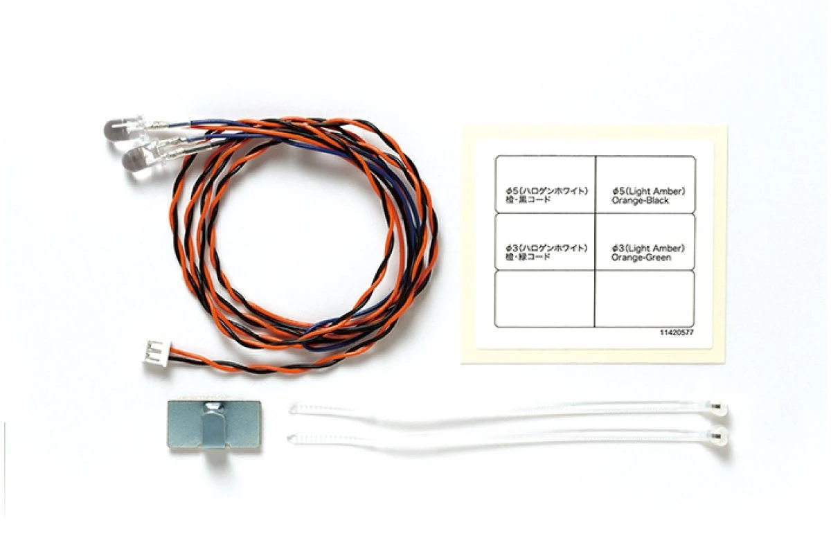 56522 | Tamiya 5mm Amber LED Lights For MFC-01 4 56522 | Tamiya 5mm Amber LED Lights For MFC-01 - Image 2