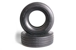 56528 | Tamiya 1/14 1.7" Truck Front Hard Rubber Tyres 2Pcs