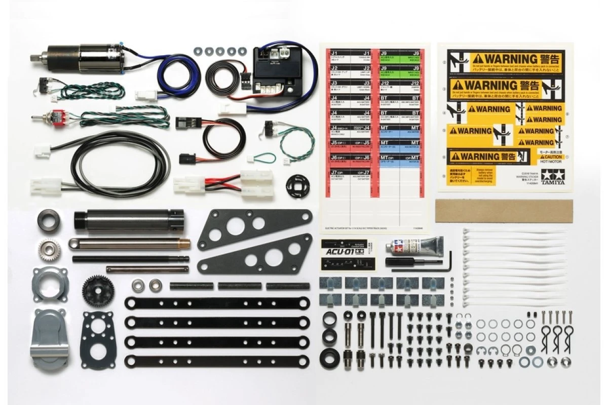 56545 | Tamiya 1/14 Tip Truck Electric Actuator Set 4 56545 | Tamiya 1/14 Tip Truck Electric Actuator Set - Image 2