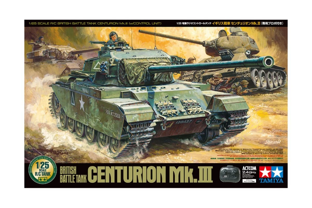 56604 | Tamiya 1/25 British Centurion Mk.III Scaled RC Tank Kit W/ Controller 3 56604 | Tamiya 1/25 British Centurion Mk.III Scaled RC Tank Kit W/ Controller