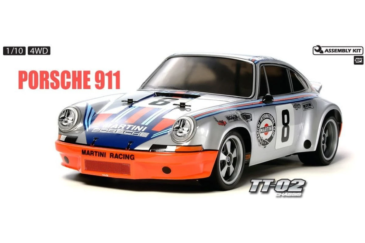 58571A | Tamiya 1/10 TT-02 Porsche 911 Carrera RSR Electric On Road RC Car Kit W/o ESC 12 58571A | Tamiya 1/10 TT-02 Porsche 911 Carrera RSR Electric On Road RC Car Kit W/o ESC - Image 10