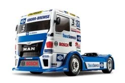 58632A | Tamiya 1/14 TT-01E Team Hahn Racing Man TGS Electric On Road RC Truck Kit W/o ESC