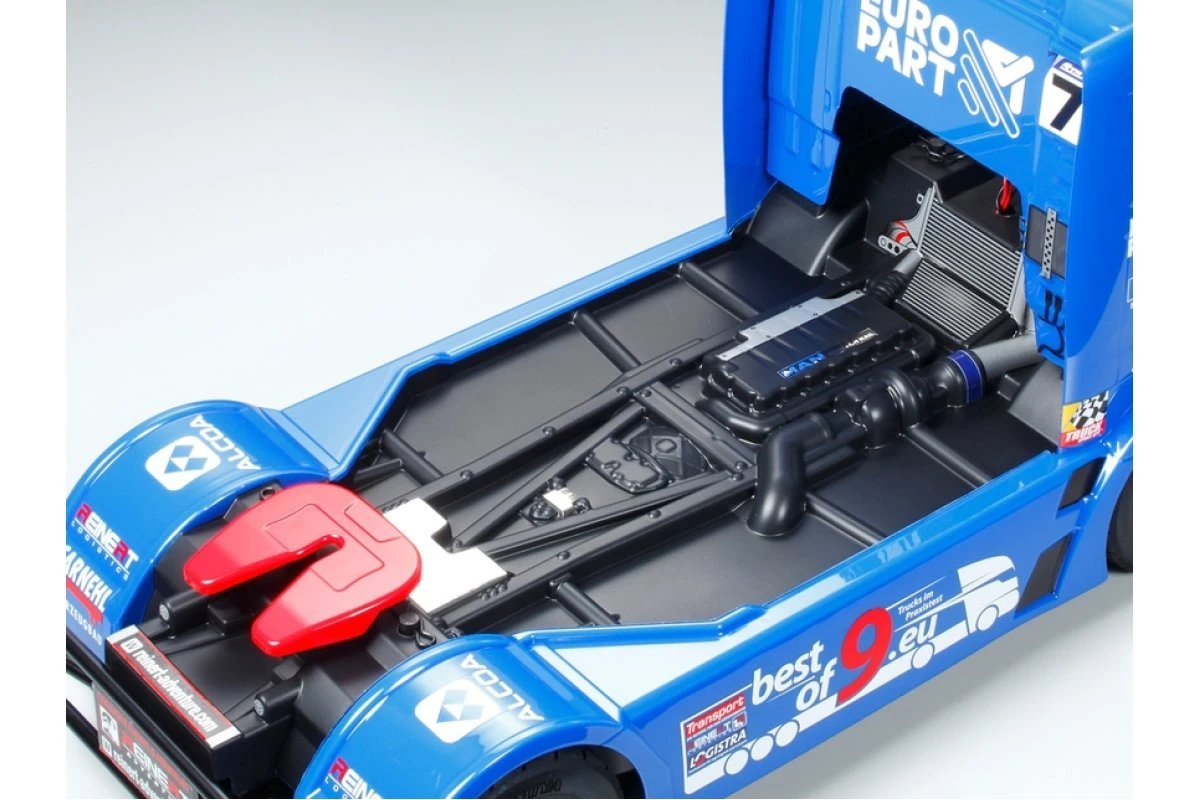 58642 | Tamiya 1/14 TT-01E Team Reinert Racing Man TGS Electric On Road RC Truck Kit 4 58642 | Tamiya 1/14 TT-01E Team Reinert Racing Man TGS Electric On Road RC Truck Kit - Image 2