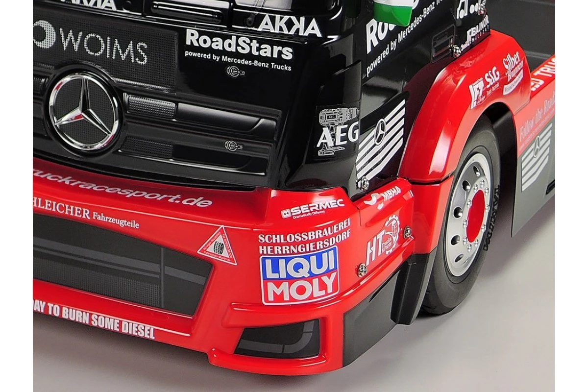 58683A | Tamiya 1/14 TT-01E Mercedes-Benz Actros MP4 MB Motorsport Electric On Road RC Truck Kit W/o ESC 4 58683A | Tamiya 1/14 TT-01E Mercedes-Benz Actros MP4 MB Motorsport Electric On Road RC Truck Kit W/o ESC - Image 2