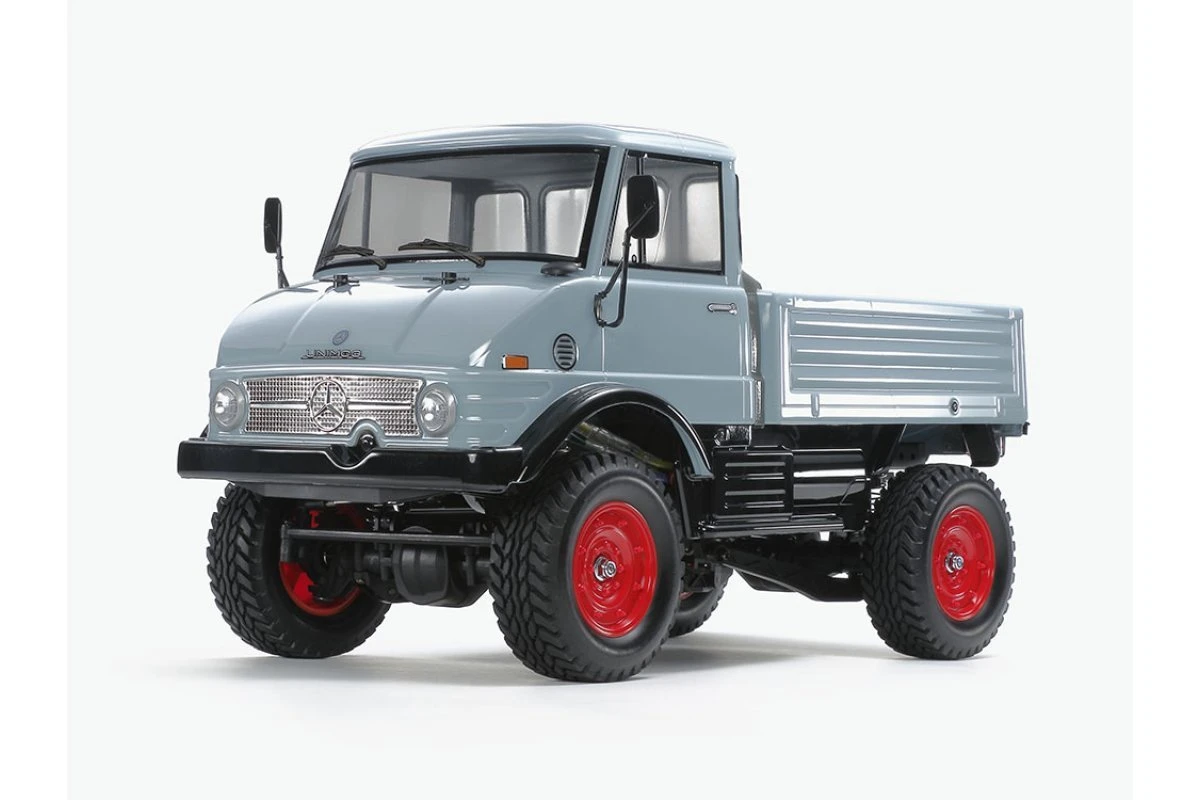 47465 | Tamiya 1/10 CC-02 Mercedes Benz Unimog 406 Series U900 Electric Off Road RC Rock Crawler Kit - Blue-Grey 3 47465 | Tamiya 1/10 CC-02 Mercedes Benz Unimog 406 Series U900 Electric Off Road RC Rock Crawler Kit - Blue-Grey