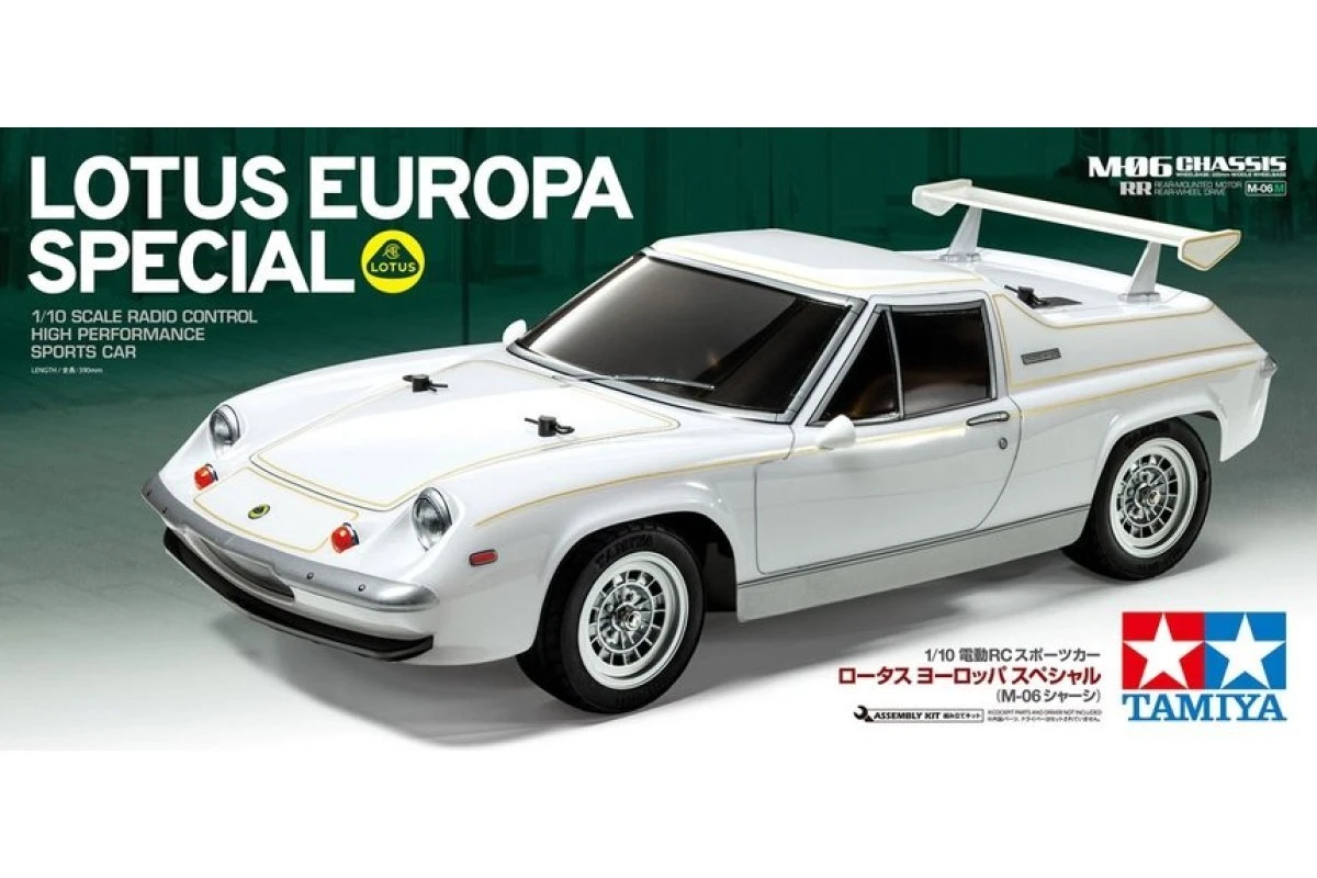 58698A | Tamiya 1/10 M-06 Lotus Europa Special RWD Electric On Road RC Car Kit 4 58698A | Tamiya 1/10 M-06 Lotus Europa Special RWD Electric On Road RC Car Kit - Image 2