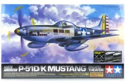 60323 | Tamiya 1/32 Boeing North American Pacific Theater P-51D/K Mustang Scaled Plastic Model Kit