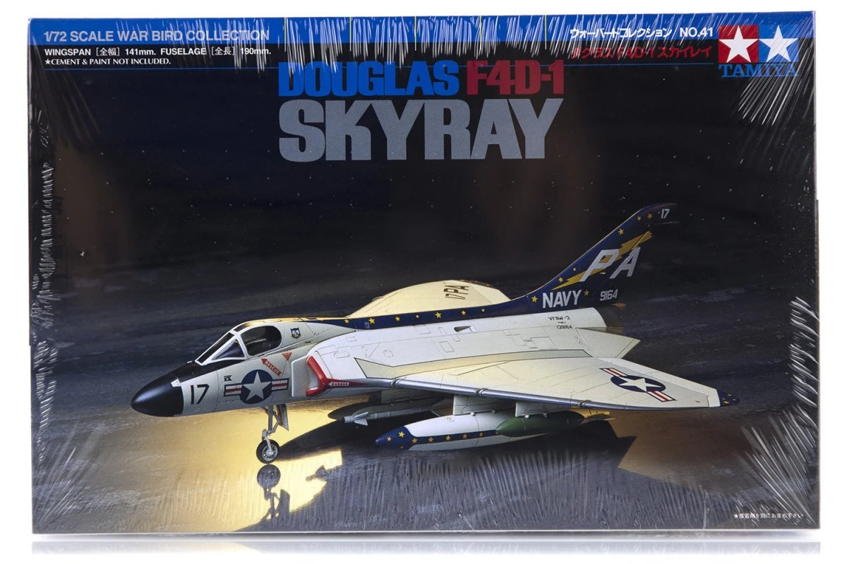 60741 | Tamiya 1/72 Douglas F4D-1 Skyray Jet Scaled Plastic Model Kit 3 60741 | Tamiya 1/72 Douglas F4D-1 Skyray Jet Scaled Plastic Model Kit