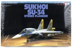 60743 | Tamiya 1/72 Sukhoi SU-34 Strike Flanker Jet Scaled Plastic Model Kit