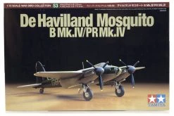 60753 | Tamiya 1/72 De Havilland Mosquito B Mk.IV/PR Mk.IV Bomber Scaled Plastic Model Kit