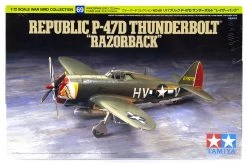 60769 | Tamiya 1/72 Republic P-47D Thunderbolt "Razorback" Scaled Plastic Model Kit