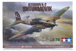 60781 | Tamiya 1/72 Ilyushin IL-2 Shturmovik Fighter Scaled Plastic Model Kit