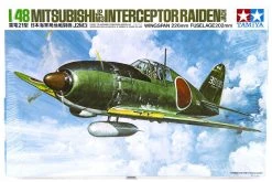 61018 | Tamiya 1/48 Mitsubishi J2M3 Interceptor Raiden (Jack) Scaled Plastic Model Kit