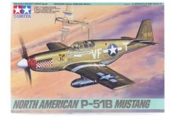 61042 | Tamiya 1/48 North American P-51B Mustang Fighter Scaled Plastic Model Kit