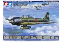 61108 | Tamiya 1/48 Mitsubishi A6M3/3a Zero Zeke Fighter Scaled Plastic Model Kit
