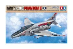61121 | Tamiya 1/48 McDonnell Douglas F-4B Phantom II Fighter Jet Scaled Plastic Model Kit