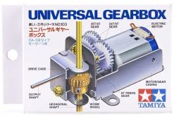 70103 | Tamiya Universal Gearbox Set W/ Motor