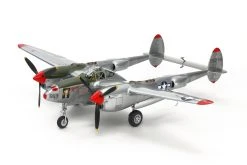 74-T61123 | Tamiya 1/48 P-38 J Lightning Scaled Plastic Model Kit