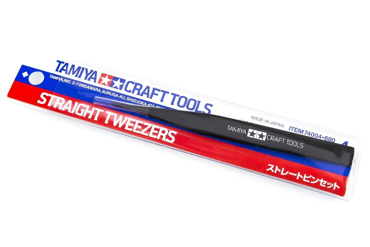 74004 | Tamiya Long Straight Tweezers 3 74004 | Tamiya Long Straight Tweezers