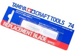 74074 | Tamiya Craft Design Knife Replacement Blades 30Pcs