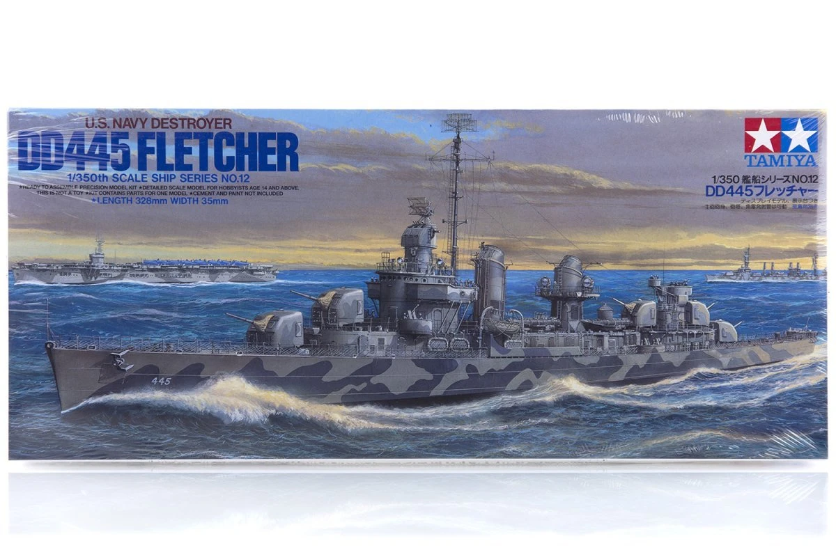 78012 | Tamiya 1/350 U.S. DD445 Fletcher Destroyer Plastic Model Kit 3 78012 | Tamiya 1/350 U.S. DD445 Fletcher Destroyer Plastic Model Kit