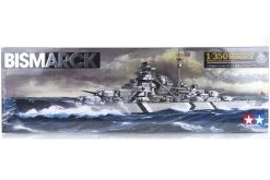 78013 | Tamiya 1/350 German Bismarck Battleship Scaled Plastic Model Kit