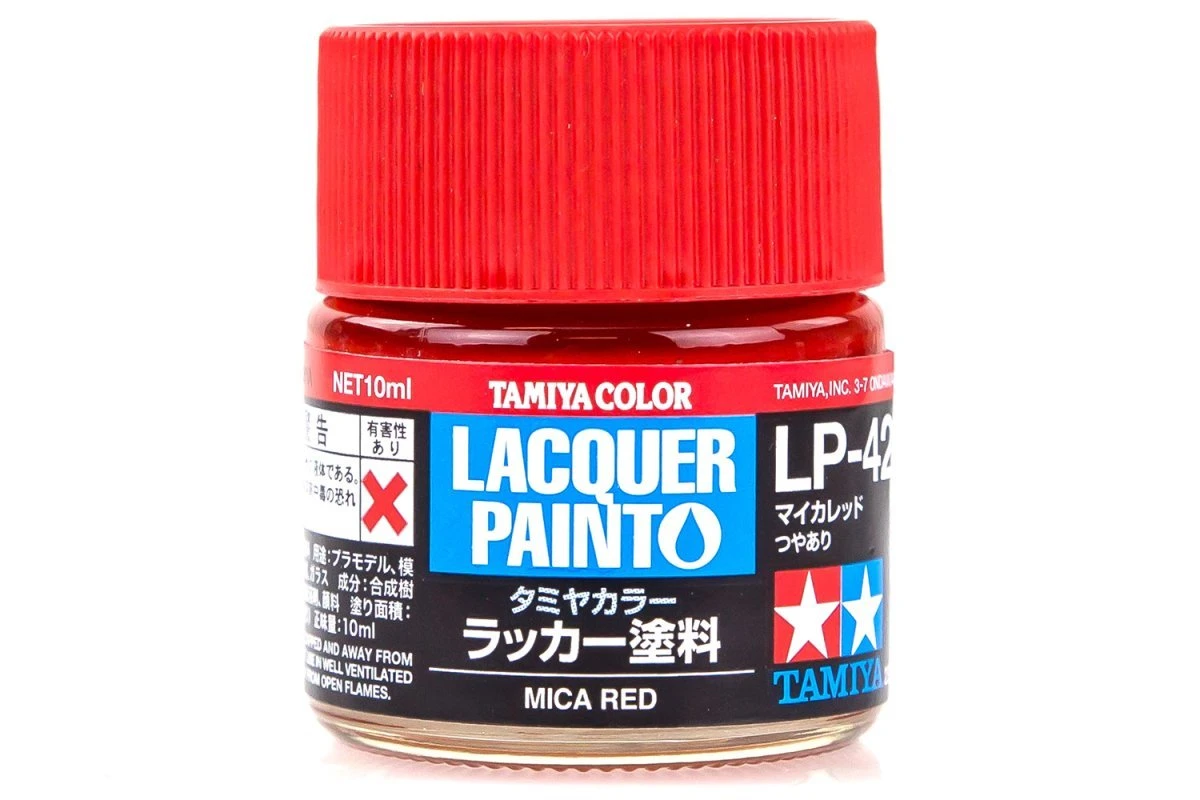 82142 | Tamiya LP-42 Mica Red Lacquer Paint 10ml 3 82142 | Tamiya LP-42 Mica Red Lacquer Paint 10ml