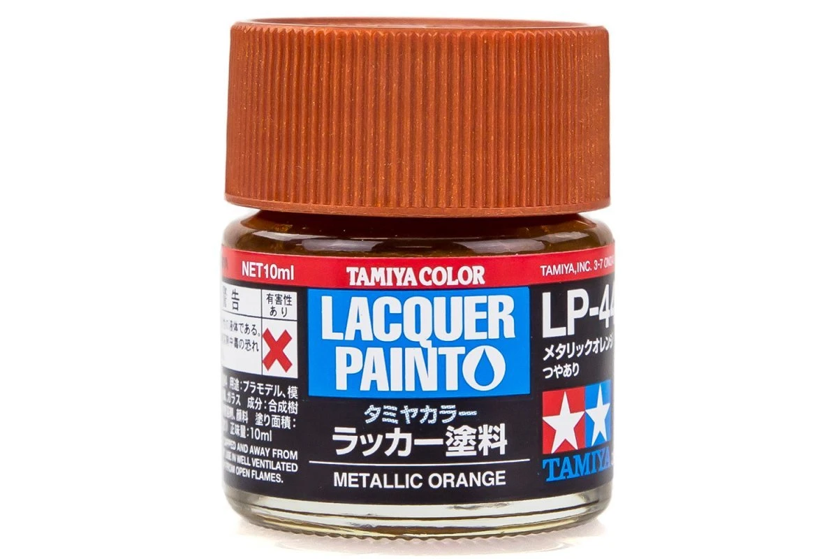 82144 | Tamiya LP-44 Metallic Orange Lacquer Paint 10ml 3 82144 | Tamiya LP-44 Metallic Orange Lacquer Paint 10ml
