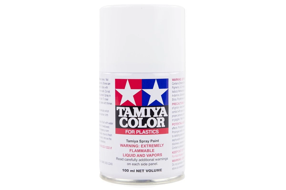 85027 | Tamiya TS-27 Matt White Lacquer Spray Paint 100ml 3 85027 | Tamiya TS-27 Matt White Lacquer Spray Paint 100ml