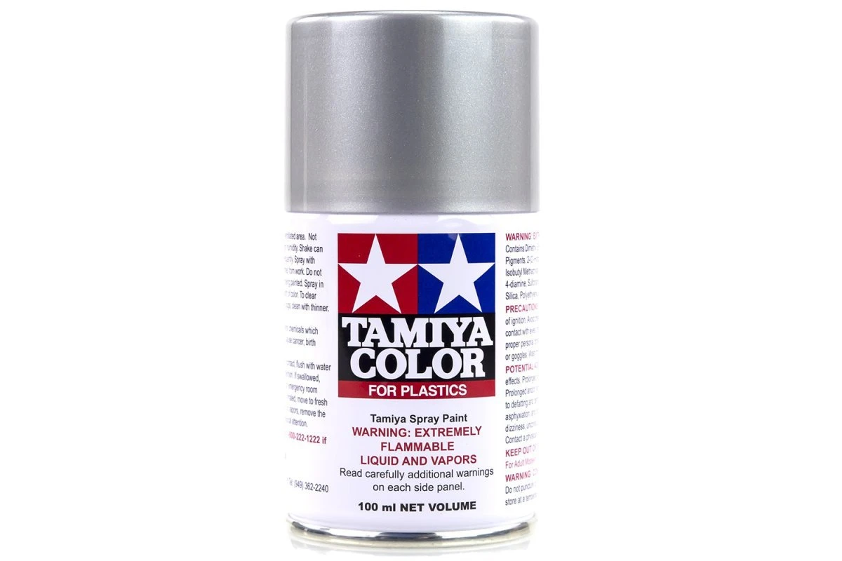85076 | Tamiya TS-76 Mica Silver Lacquer Spray Paint 100ml 3 85076 | Tamiya TS-76 Mica Silver Lacquer Spray Paint 100ml