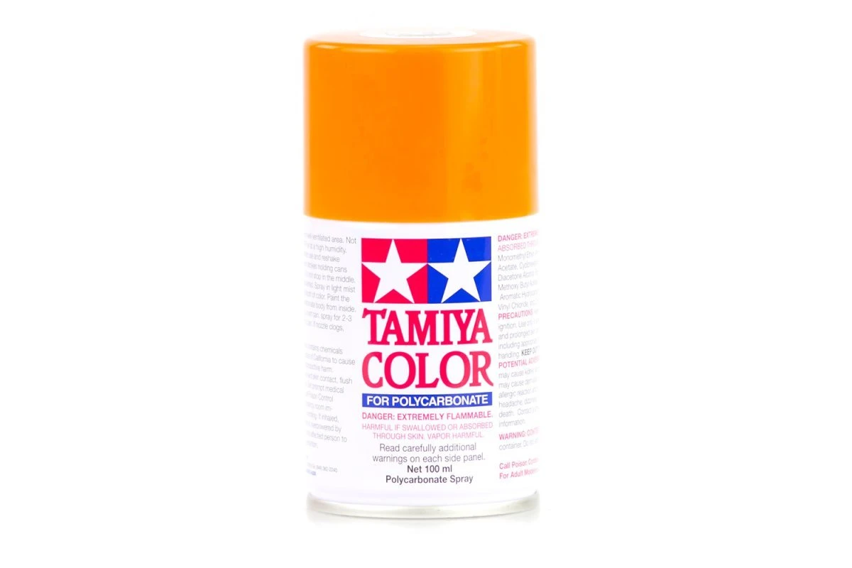 86024 | Tamiya PS-24 Fluorescent Orange Polycarbonate Spray Paint 100ml 3 86024 | Tamiya PS-24 Fluorescent Orange Polycarbonate Spray Paint 100ml