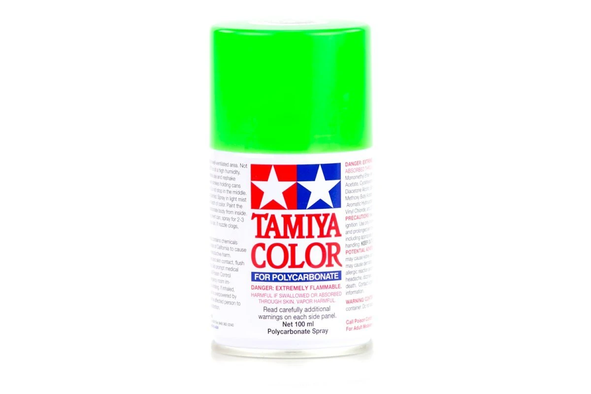 86028 | Tamiya PS-28 Fluorescent Green Polycarbonate Spray Paint 100ml 3 86028 | Tamiya PS-28 Fluorescent Green Polycarbonate Spray Paint 100ml
