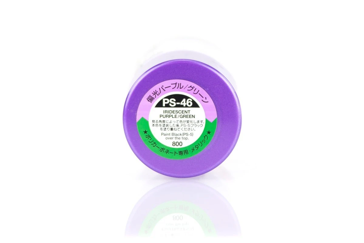 86046 | Tamiya PS-46 Iridescent Purple/Green Polycarbonate Spray Paint 100ml 4 86046 | Tamiya PS-46 Iridescent Purple/Green Polycarbonate Spray Paint 100ml - Image 2