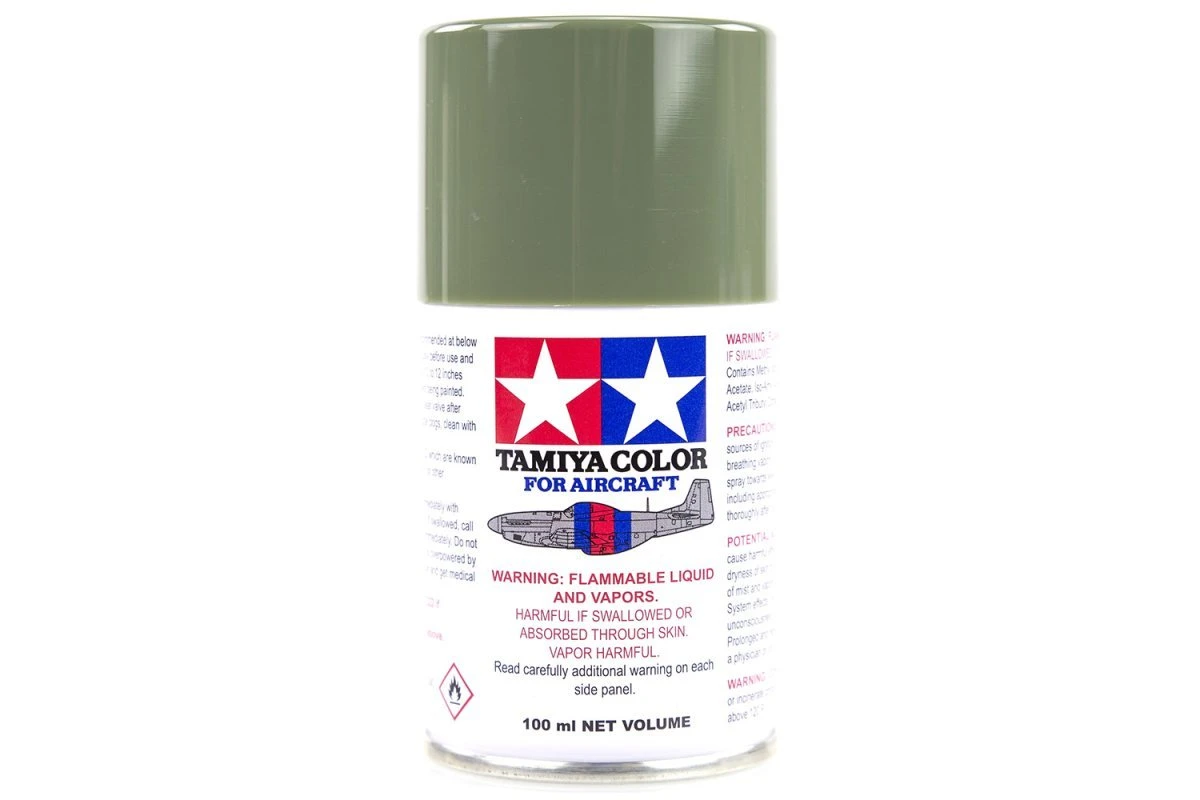 86514 | Tamiya AS-14 Olive Green (USAF) Aircraft Series Spray Paint 100ml 3 86514 | Tamiya AS-14 Olive Green (USAF) Aircraft Series Spray Paint 100ml