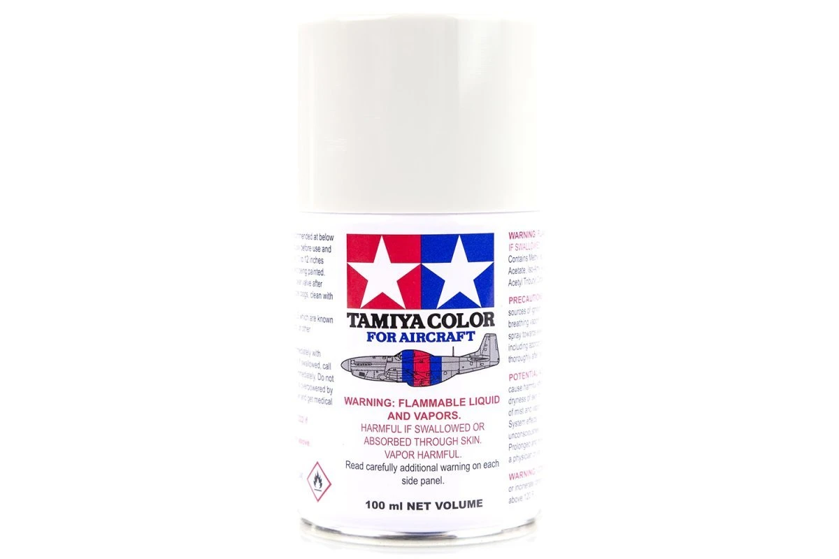 86516 | Tamiya AS-16 Light Grey (USAF) Aircraft Series Spray Paint 100ml 3 86516 | Tamiya AS-16 Light Grey (USAF) Aircraft Series Spray Paint 100ml