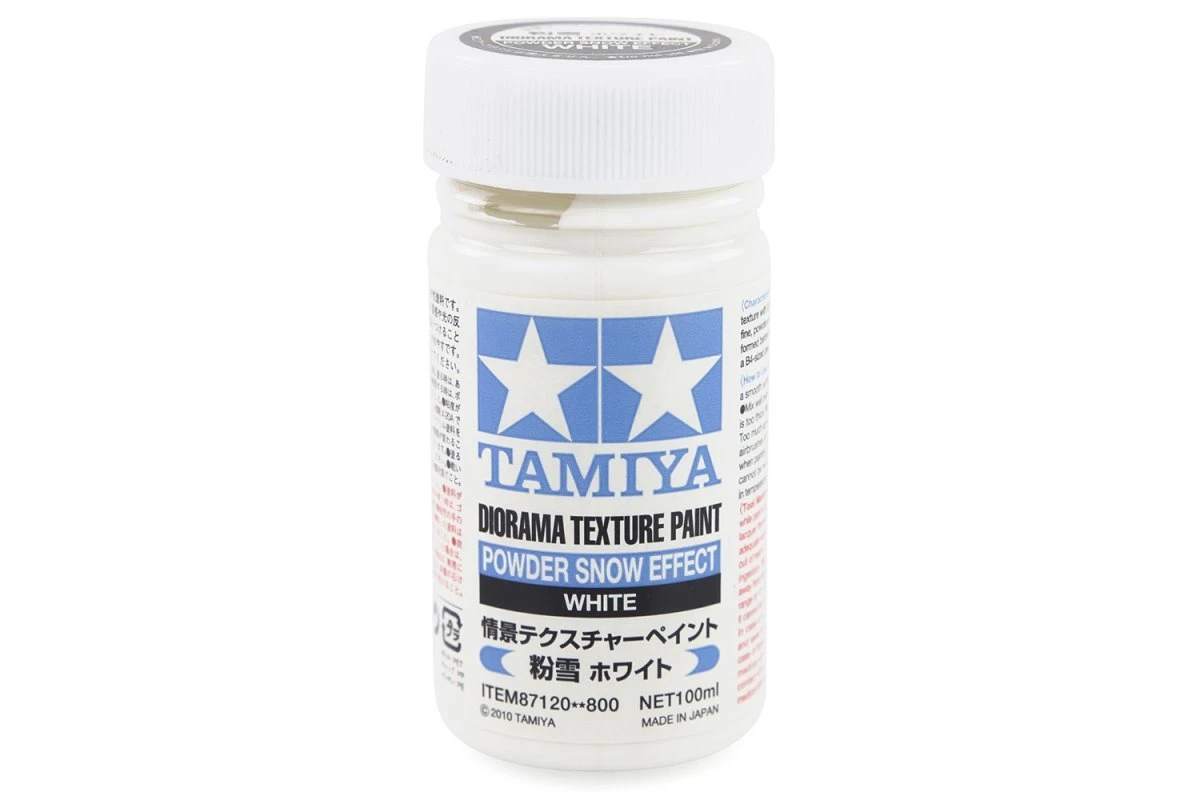 87120 | Tamiya White Powder Snow Effect Diorama Texture Paint 100ml 3 87120 | Tamiya White Powder Snow Effect Diorama Texture Paint 100ml