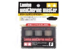 87123 | Tamiya Pale Titanium/Light Gunmetal/Copper Weathering Master Set F