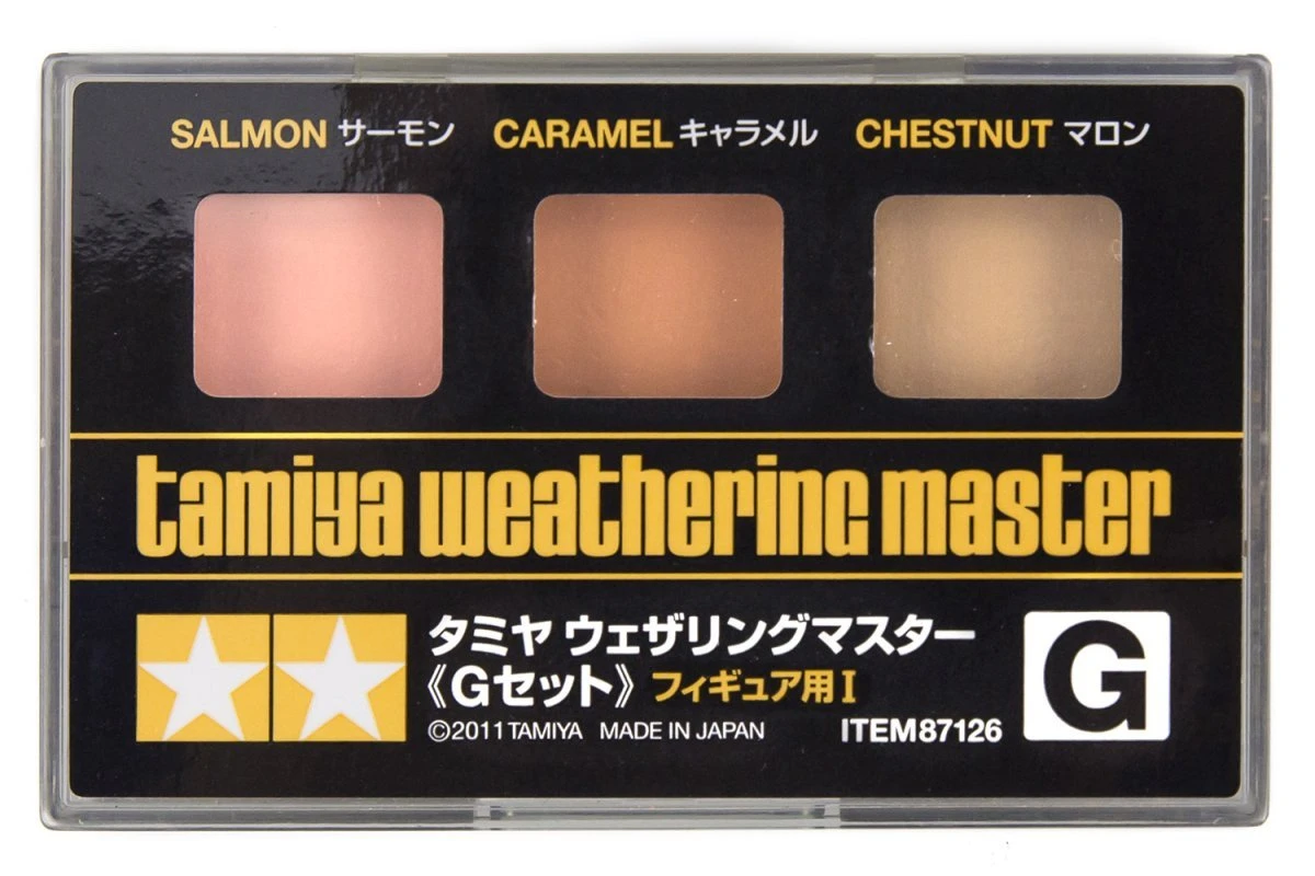 87126 | Tamiya Pale Salmon/Caramel/Chestnut Weathering Master Set G 4 87126 | Tamiya Pale Salmon/Caramel/Chestnut Weathering Master Set G - Image 2